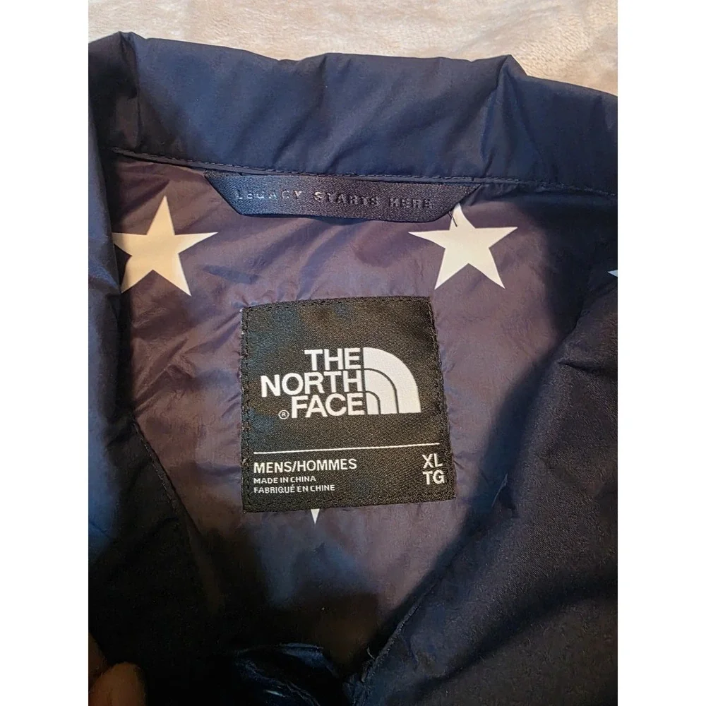 The North Face Mens Jacket XL Black International Collection USA Flag Olympic
